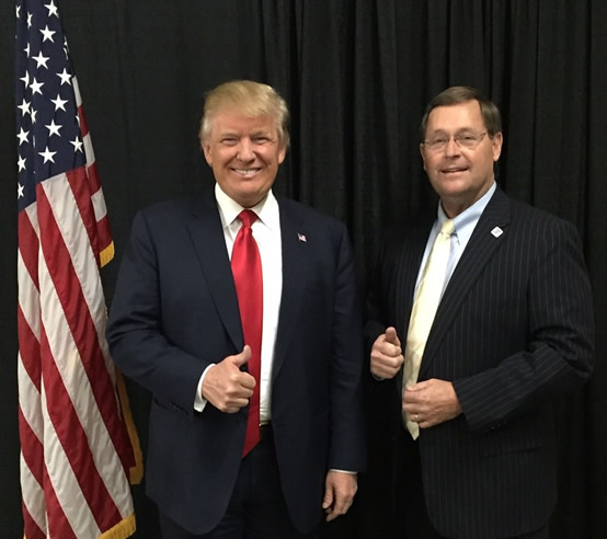 Tim With President Trump